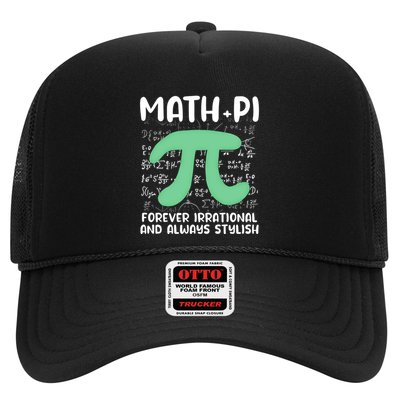 Math Lover Joke Irrational Pi Symbol Pi Day Funny Math Gift Trucker Hat
