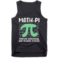 Math Lover Joke Irrational Pi Symbol Pi Day Funny Math Gift Tank Top