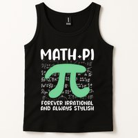 Math Lover Joke Irrational Pi Symbol Pi Day Funny Math Gift Tank Top