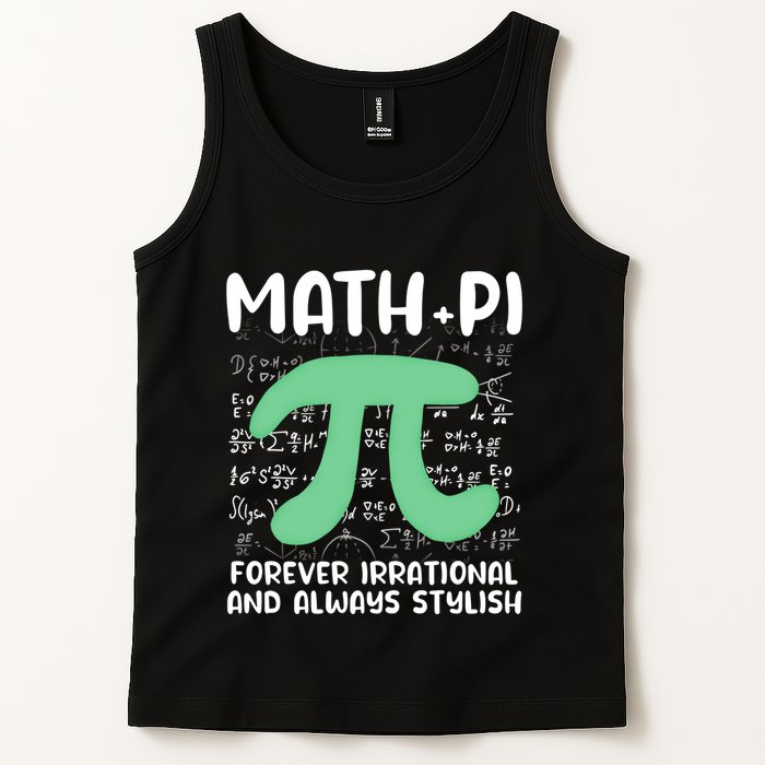 Math Lover Joke Irrational Pi Symbol Pi Day Funny Math Gift Tank Top