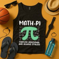 Math Lover Joke Irrational Pi Symbol Pi Day Funny Math Gift Tank Top