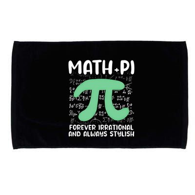 Math Lover Joke Irrational Pi Symbol Pi Day Funny Math Gift Microfiber Hand Towel