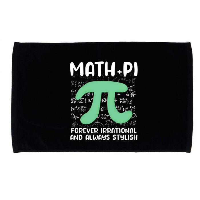 Math Lover Joke Irrational Pi Symbol Pi Day Funny Math Gift Microfiber Hand Towel