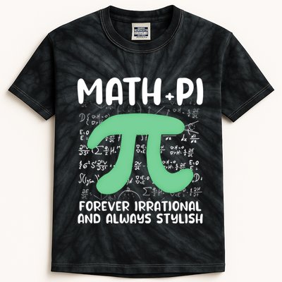 Math Lover Joke Irrational Pi Symbol Pi Day Funny Math Gift Kids Tie-Dye T-Shirt