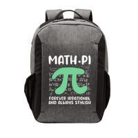 Math Lover Joke Irrational Pi Symbol Pi Day Funny Math Gift Vector Backpack