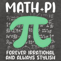 Math Lover Joke Irrational Pi Symbol Pi Day Funny Math Gift Vector Backpack