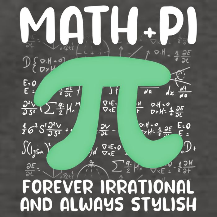 Math Lover Joke Irrational Pi Symbol Pi Day Funny Math Gift Vector Backpack