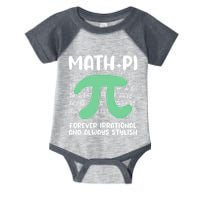 Math Lover Joke Irrational Pi Symbol Pi Day Funny Math Gift Infant Baby Jersey Bodysuit
