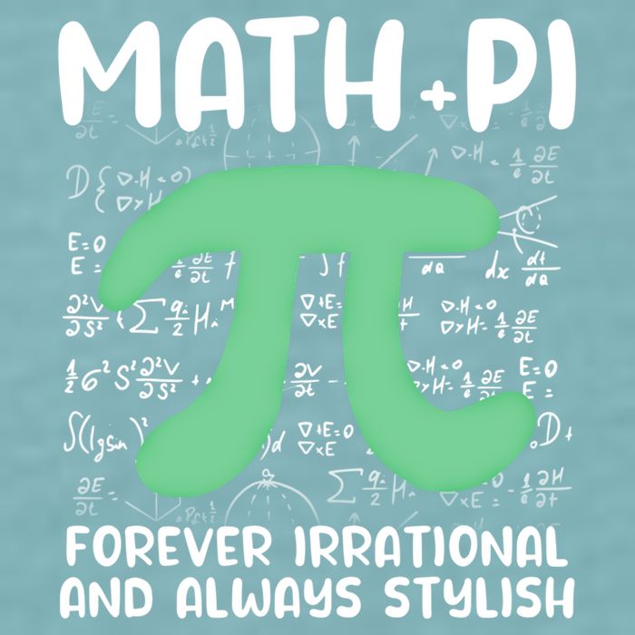 Math Lover Joke Irrational Pi Symbol Pi Day Funny Math Gift Sueded Cloud Jersey T-Shirt