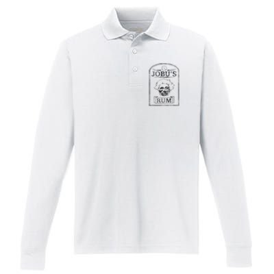 Major League Jobus Rum Performance Long Sleeve Polo