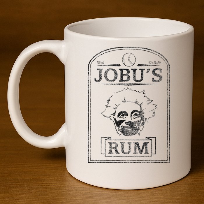 Major League Jobus Rum 11oz C Handle Ceramic Mug