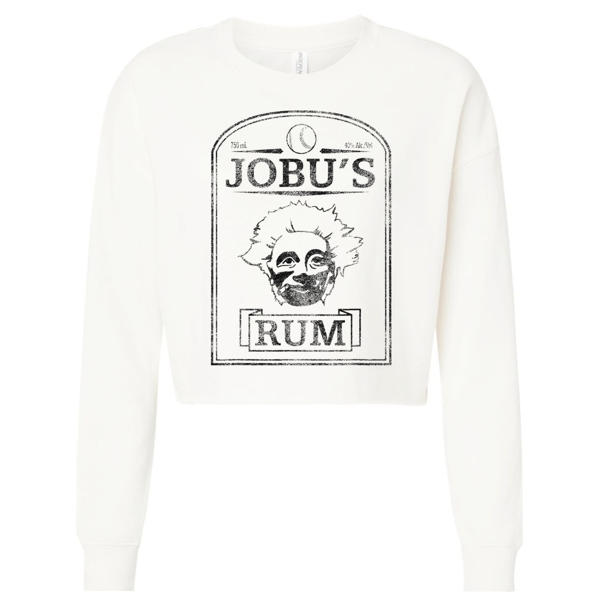 Major League Jobus Rum Cropped Pullover Crew