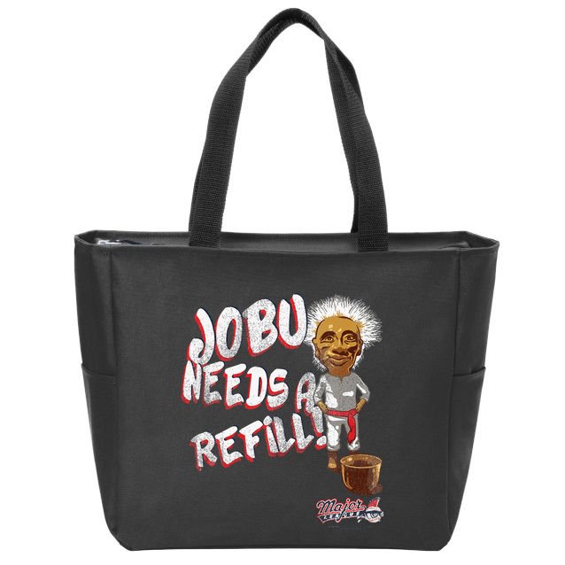 Major League Jobu Needs A Refill Zip Tote Bag