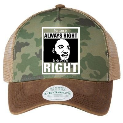 MLK Do What Is Right Martin Luther King Quote Legacy Tie Dye Trucker Hat