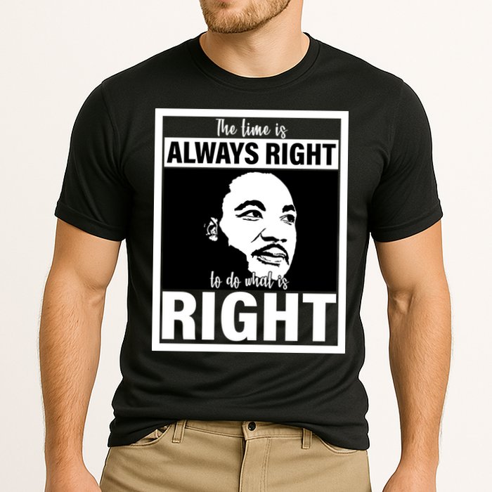 MLK Do What Is Right Martin Luther King Quote Cooling Performance Crew T-Shirt