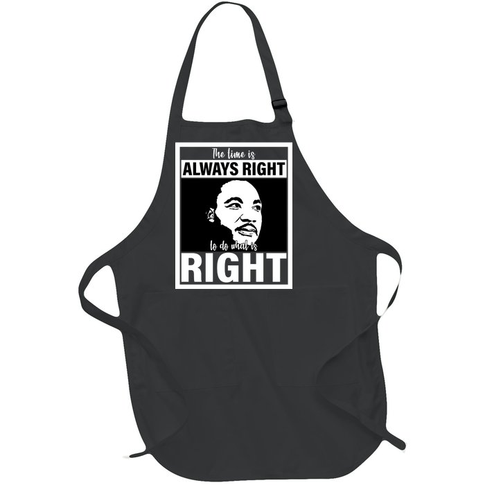 MLK Do What Is Right Martin Luther King Quote Full-Length Apron With Pockets