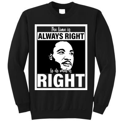 MLK Do What Is Right Martin Luther King Quote Sweatshirt