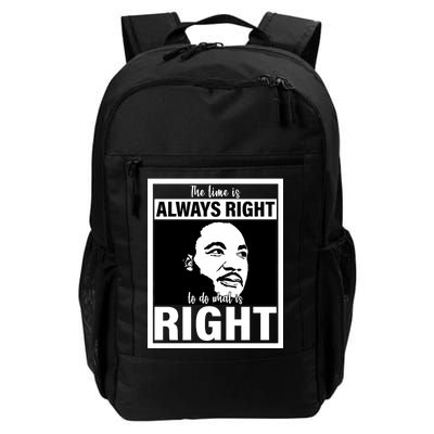 MLK Do What Is Right Martin Luther King Quote Daily Commute Backpack