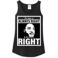 MLK Do What Is Right Martin Luther King Quote Ladies Essential Tank