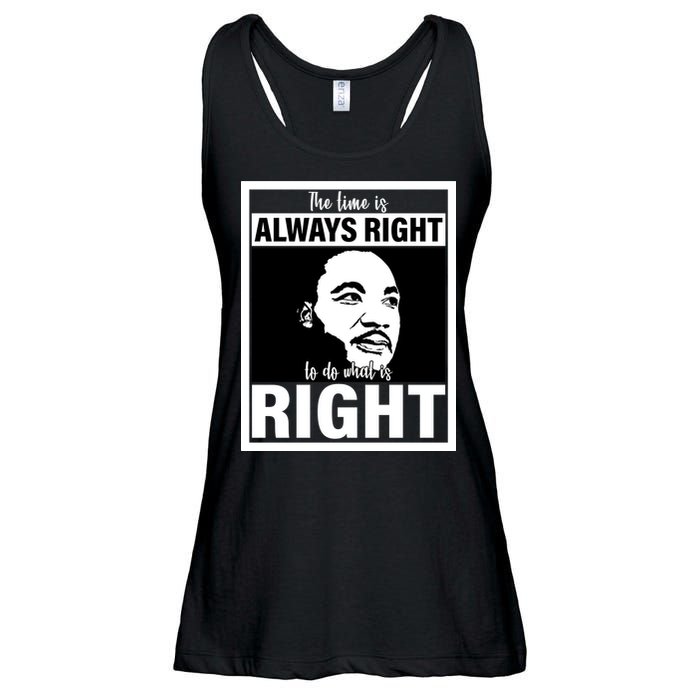 MLK Do What Is Right Martin Luther King Quote Ladies Essential Flowy Tank