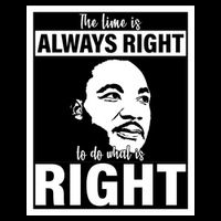 MLK Do What Is Right Martin Luther King Quote Flatbill Hat