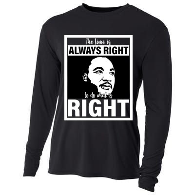 MLK Do What Is Right Martin Luther King Quote Cooling Performance Long Sleeve Crew