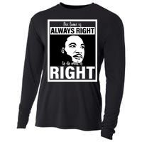 MLK Do What Is Right Martin Luther King Quote Cooling Performance Long Sleeve Crew