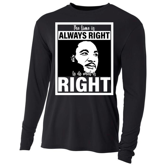 MLK Do What Is Right Martin Luther King Quote Cooling Performance Long Sleeve Crew