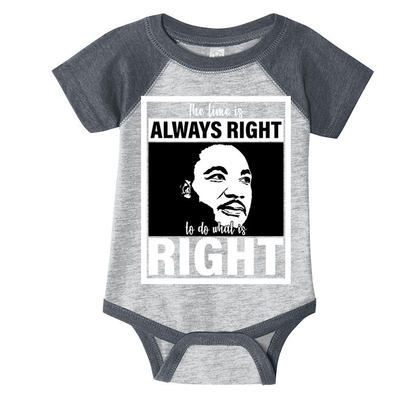 MLK Do What Is Right Martin Luther King Quote Infant Baby Jersey Bodysuit