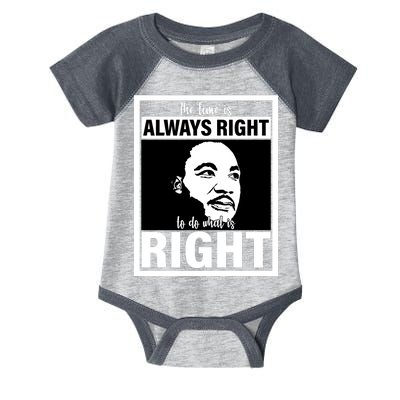 MLK Do What Is Right Martin Luther King Quote Infant Baby Jersey Bodysuit