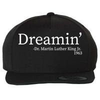 MLK Dreamin' Dr. Martin Luther King Jr. Wool Snapback Cap