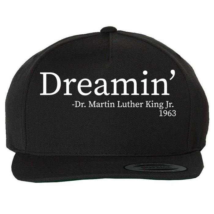 MLK Dreamin' Dr. Martin Luther King Jr. Wool Snapback Cap