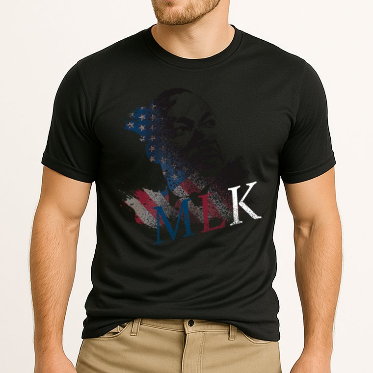 MLK Portrait Martin Luther KIng Jr.  Performance Shirt