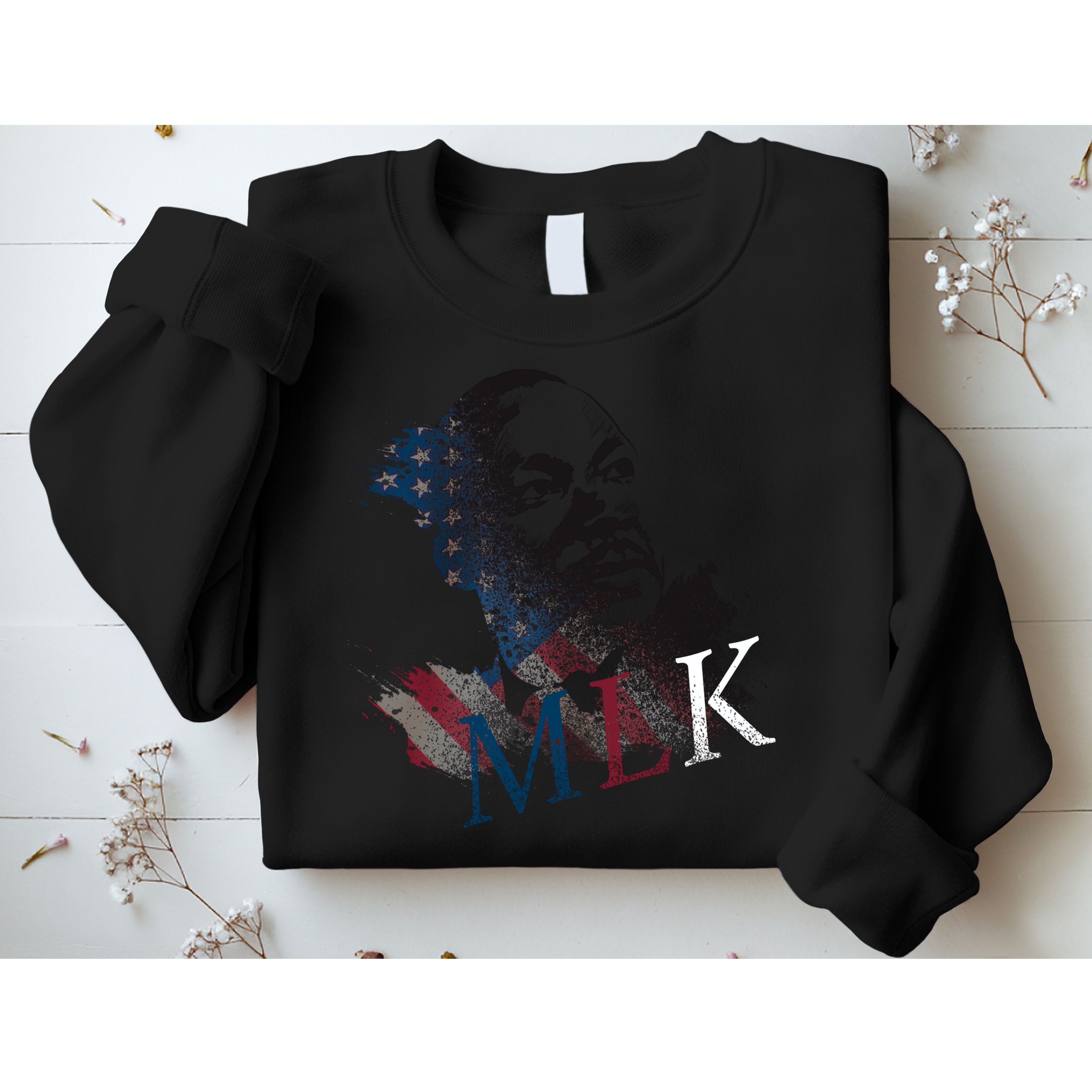 MLK Portrait Martin Luther KIng Jr.  Sweatshirt