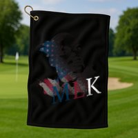 MLK Portrait Martin Luther KIng Jr.  Golf Towel