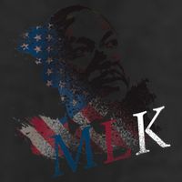 MLK Portrait Martin Luther KIng Jr.  Golf Towel