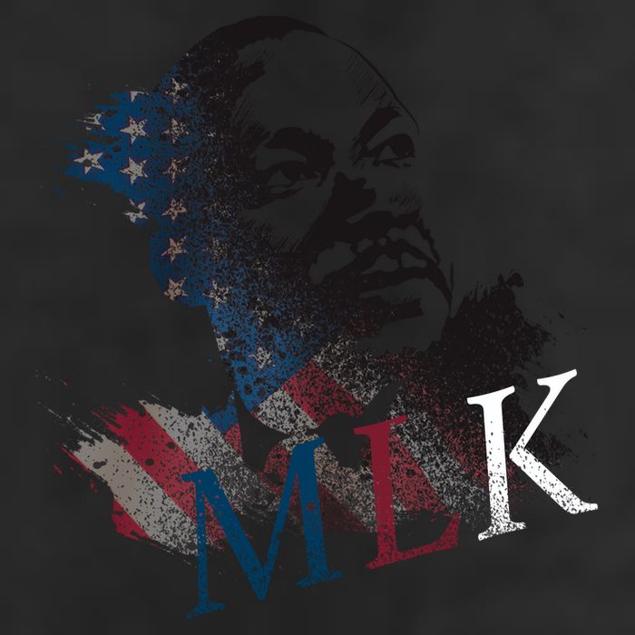 MLK Portrait Martin Luther KIng Jr.  Golf Towel