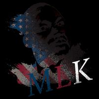 MLK Portrait Martin Luther KIng Jr.  Visor