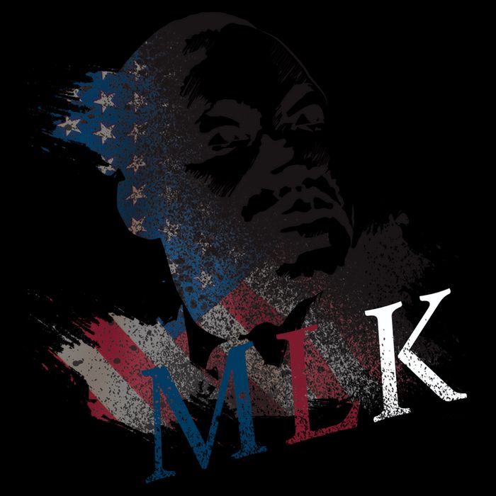MLK Portrait Martin Luther KIng Jr.  Visor
