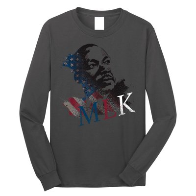MLK Portrait Martin Luther KIng Jr.  Long Sleeve Shirt
