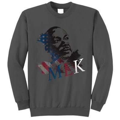 MLK Portrait Martin Luther KIng Jr.  Tall Sweatshirt