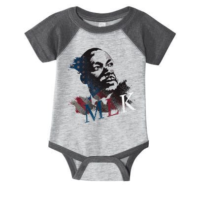 MLK Portrait Martin Luther KIng Jr.  Infant Baby Jersey Bodysuit