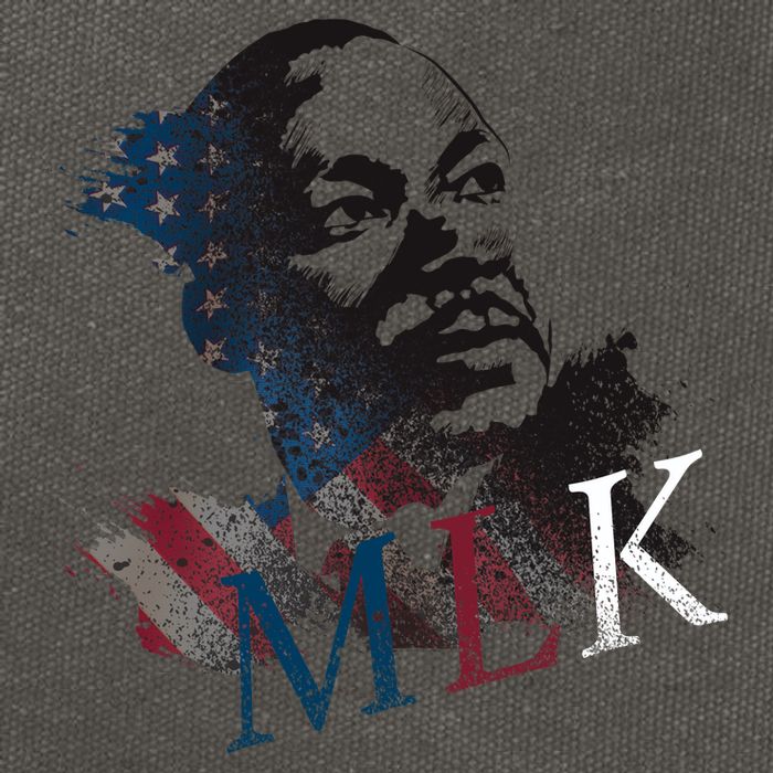 MLK Portrait Martin Luther KIng Jr.  Cotton Canvas Backpack