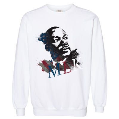 MLK Portrait Martin Luther KIng Jr.  Garment-Dyed Sweatshirt