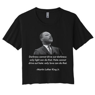 MLK Quote Martin Luther King Jr. Crop Top