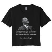 MLK Quote Martin Luther King Jr. Women's Crop Top Tee