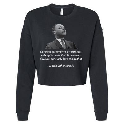 MLK Quote Martin Luther King Jr. Cropped Pullover Crew