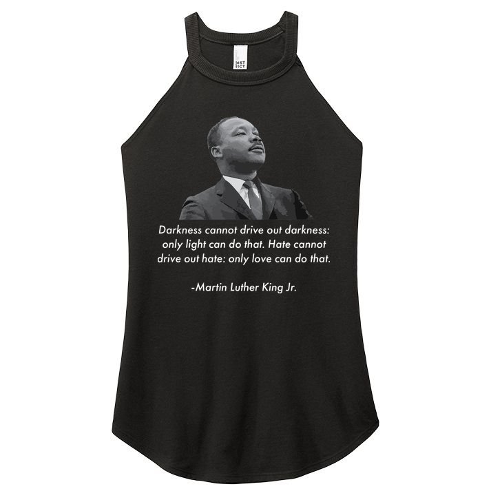 MLK Quote Martin Luther King Jr. Women's Perfect Tri Rocker Tank