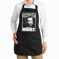 MLK The Time is Always Right to Do What is Right Full-Length Apron With Pockets