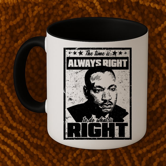 MLK The Time is Always Right to Do What is Right Mug